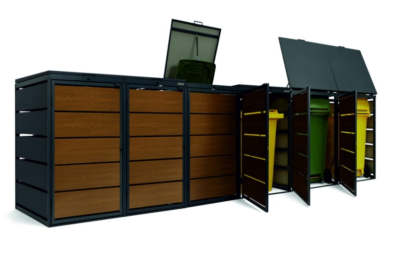 Zabudowa na 6 koszy na śmieci 240 litr