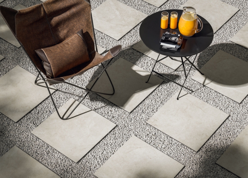 płyty ceramiczne na taras Zoya Calstone Ivory