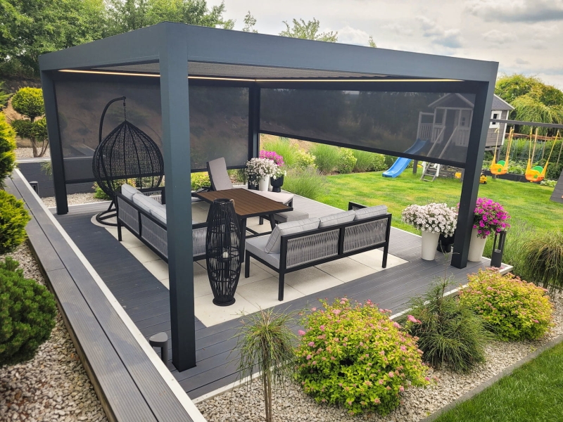 Pergola Light - idealna na taras jak i jako wiata na samochód