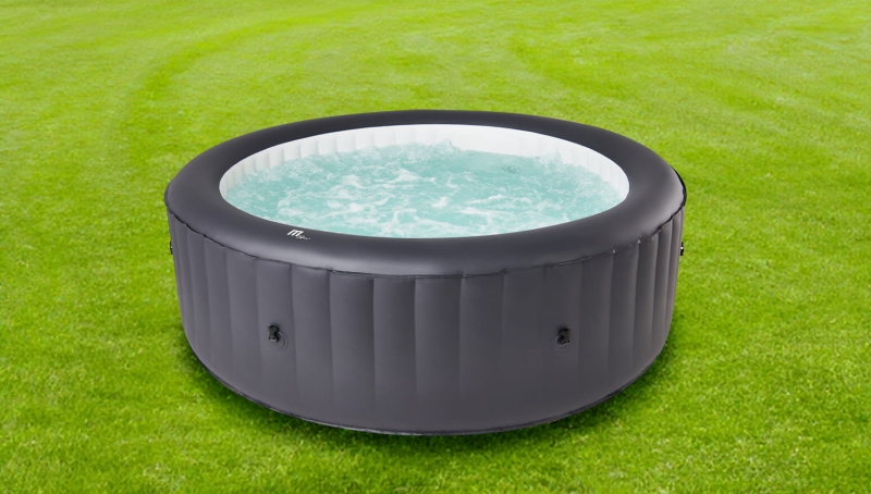 MSpa Urban Rimba Max Jacuzzi ogrodowe 8 osobowe czarne