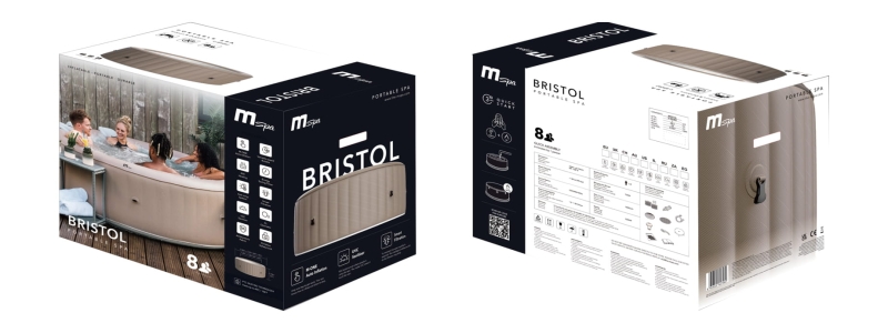 MSpa Urban Bristol Jacuzzi ogrodowe 6 osobowe