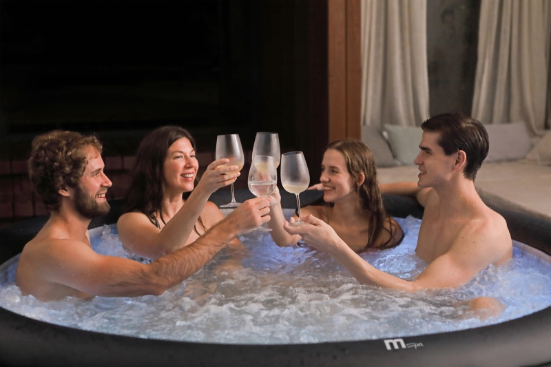 MSpa Urban Aurora Jacuzzi ogrodowe 6 osobowe led podświetlane