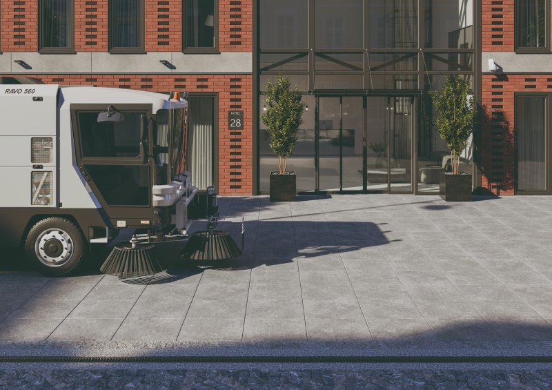 Płytka tarasowa stargres spectre grey 60cm x 60cm x 2 cm