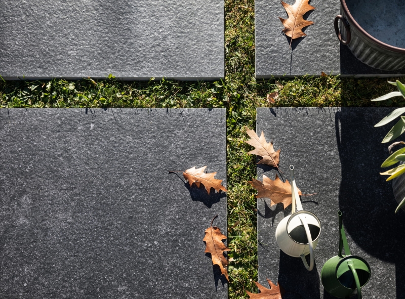 Płytka ceramiczna na taras spectre dark grey 60cm x 60cm x 2cm