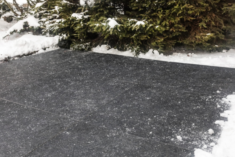 Płytka ceramiczna na taras spectre dark grey 60cm x 60cm x 3cm