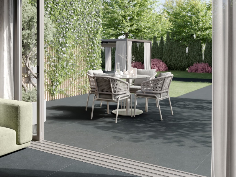 Stargres Voyager graphite 60cm na 60cm, 2 cm grubości płyta tarasowa ceramiczna