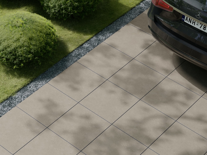 Stargres Voyager taupe 60cm na 60cm, 2 cm grubości płyta tarasowa ceramiczna