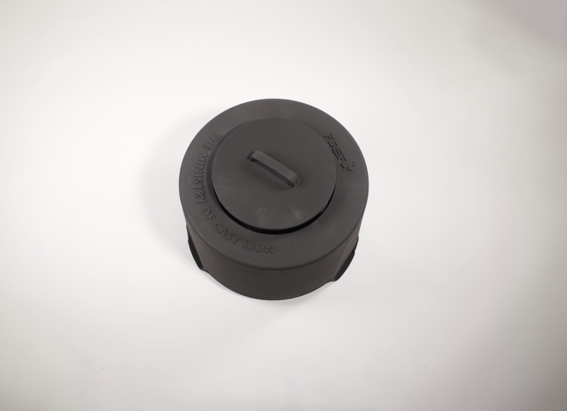 Zestaw Żeliwne, bezdymne, z wentylacją palenisko okrągłe Firefly z pokrowcem i pokrywą