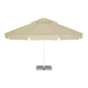 Parasol Vesuvio 5,5 m poliester naturalny – teleskopowy parasol na taras restauracyjny
