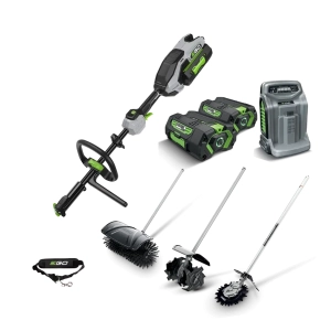 ZESTAW MULTI TOOL Przystawka glebogryzarka Rotocut Zamiatarka Jednostka napędowa 2xAkumulator 4Ah Ładowarka 550W