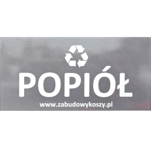 Etykieta magnetyczna - Popiół