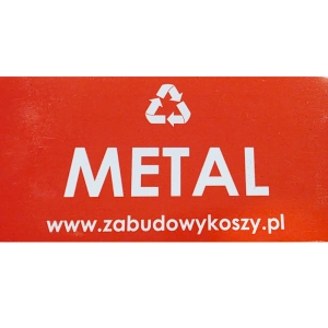 Etykieta magnetyczna - Metal