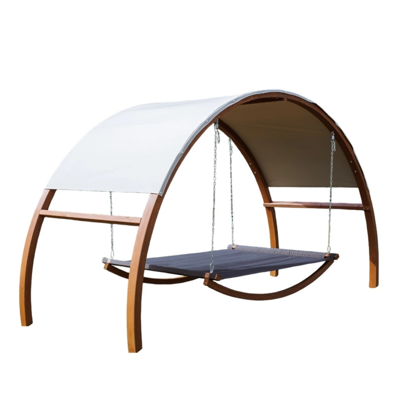 Łóżko ogrodowe Riposo grafitowe