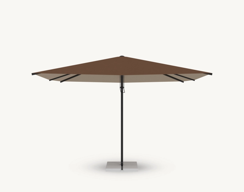Parasol ogrodowy Palamos 3 x 4 m brązowy