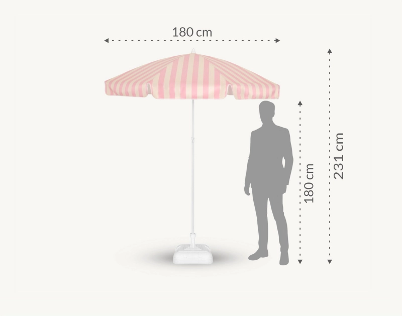 Parasol ogrodowy Beach - parasol plażowy