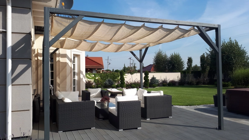 Pergola drewniana wolnostojąca