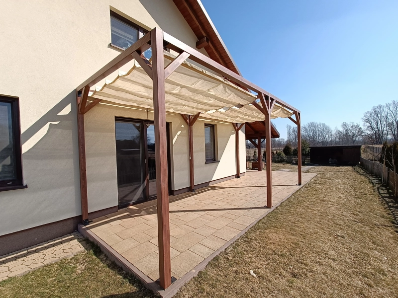 Pergola drewniana wolnostojąca
