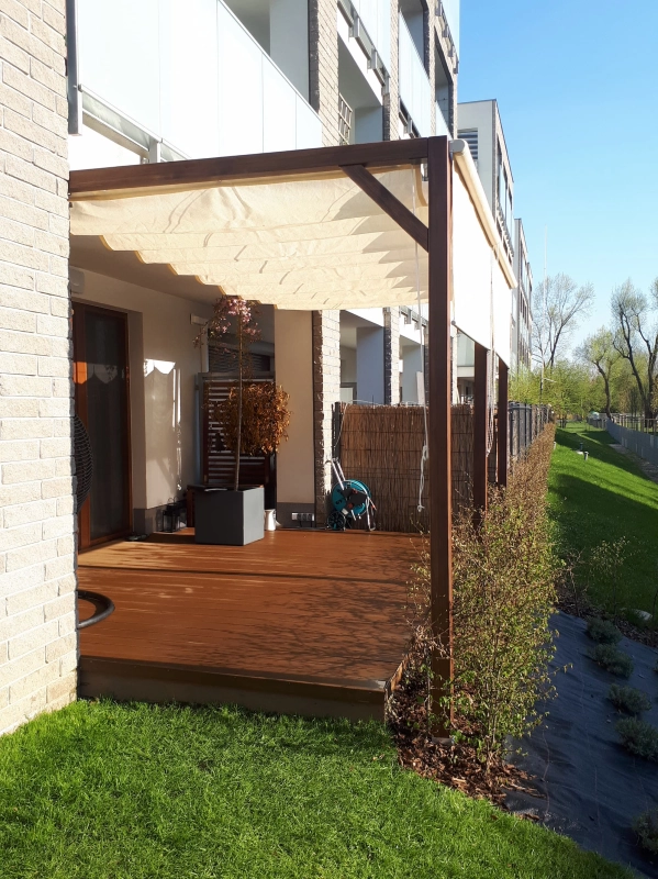 Pergola drewniana wolnostojąca