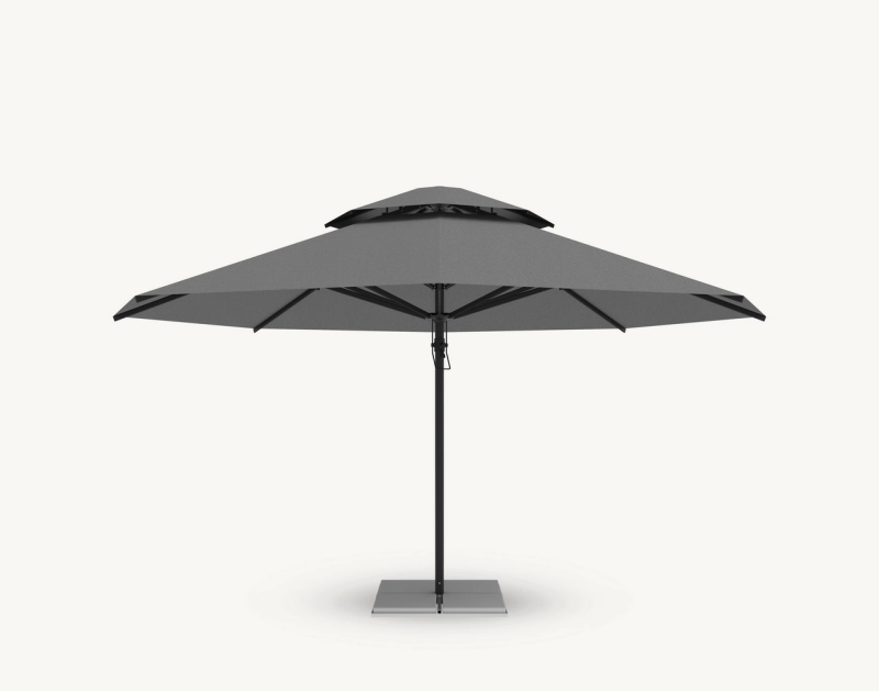 parasol-vesuvio-5,5m akryl szary