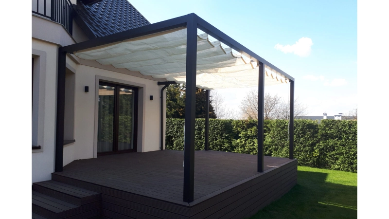 Pergola aluminiowa wolnostojąca