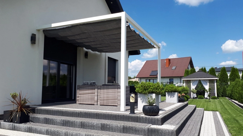Pergola aluminiowa wolnostojąca