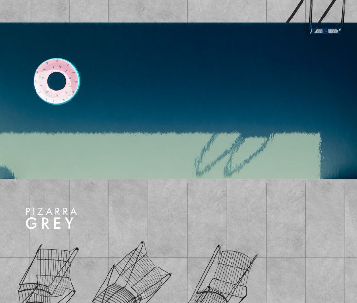 Płytka Pizarra Grey 90x90x3cm