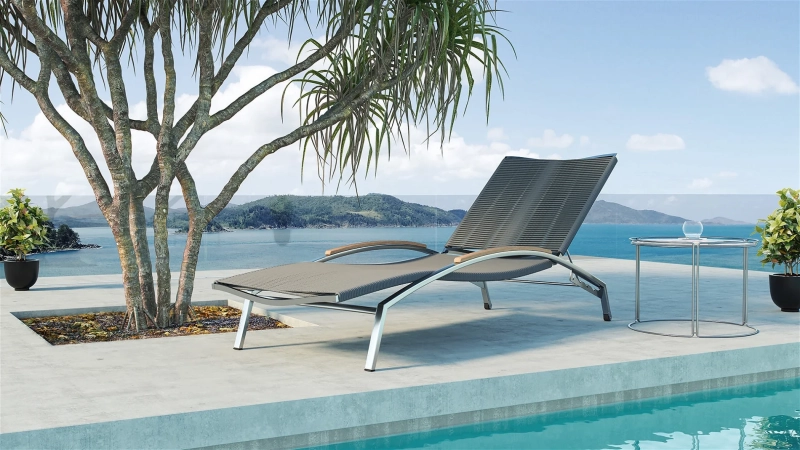 Leżak ogrodowy outlet