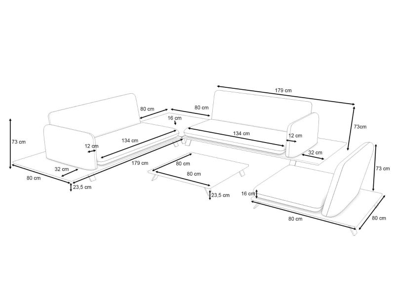 Zestaw meblowy Etna outlet
