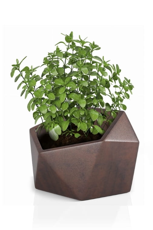 asymetryczna donica do ogrodu