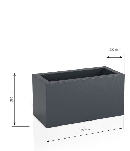 Donica do ogrodu podłużna prostokątna
