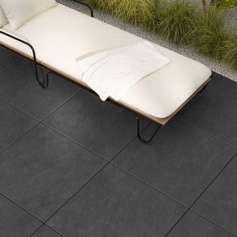 Płytka Zoya Ash Black 80x80x2cm