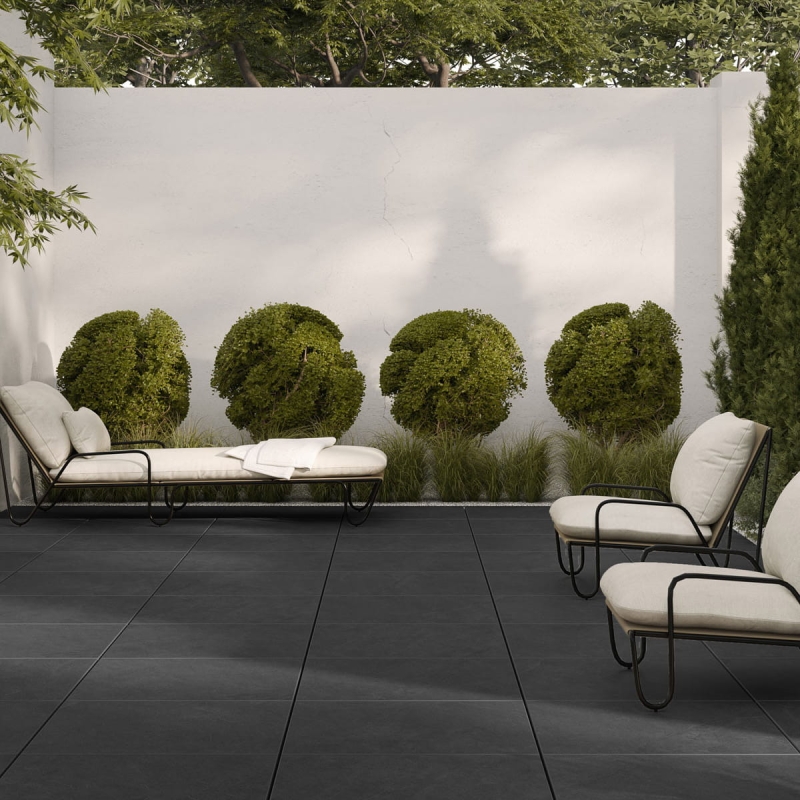 Płytka Zoya Ash Black 80x80x2cm