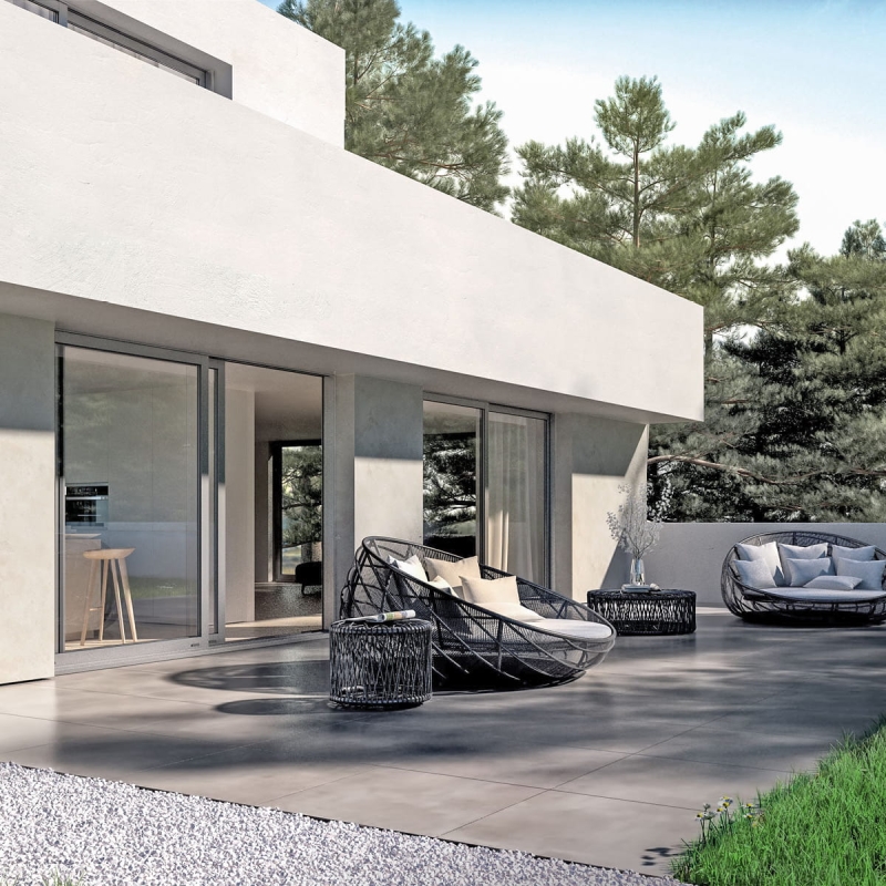 Płytka Downtown Grey 90x90x3cm