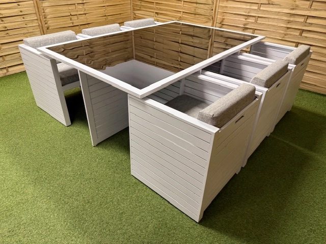 Zestaw stołowy składany ogrodowy