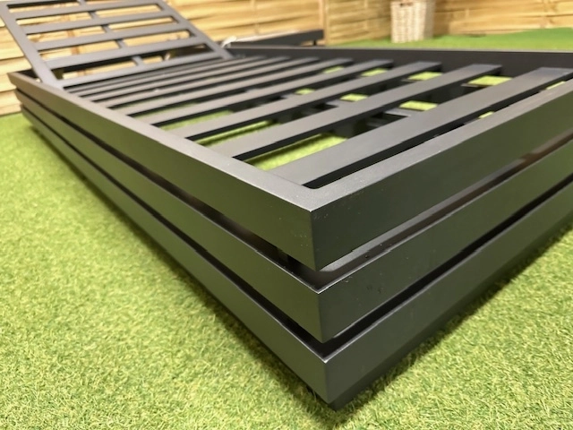leżak ogrodowy aluminium