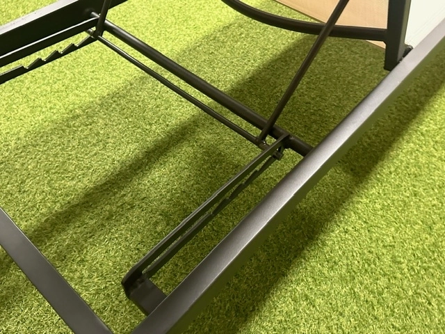 Leżak ogrodowy aluminium