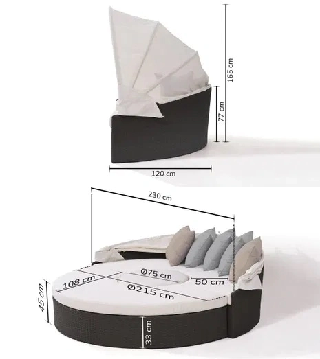 Wyspa ogrodowa księżyc