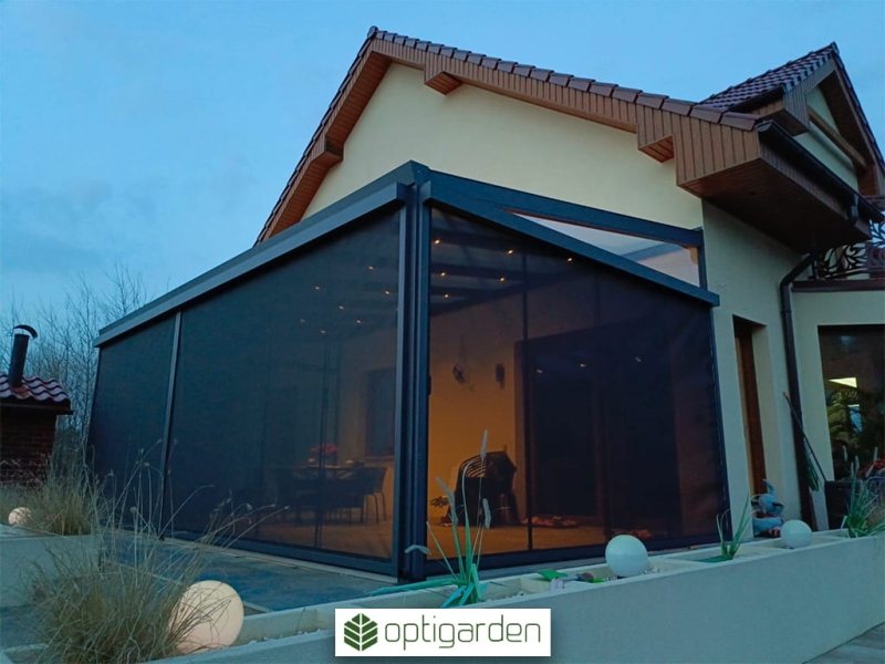 Zadaszenie aluminiowe szklane