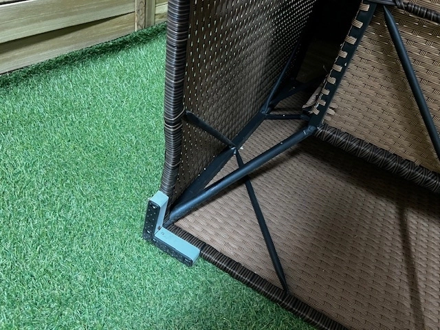 Meble ogrodowe zestaw gratis stolik poszewki pokrowce