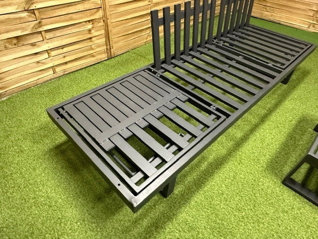 Meble ogrodowe rozkładane outletowe