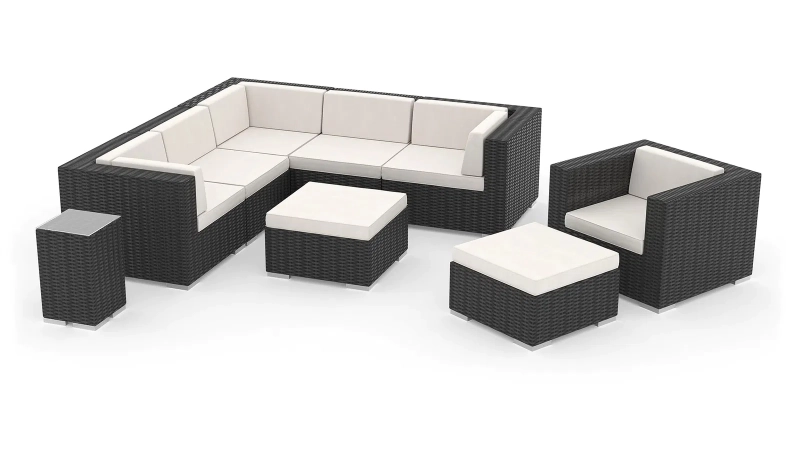 Zestaw wypoczynkowo ogrodowy outlet meble optigarden długołęka tanio