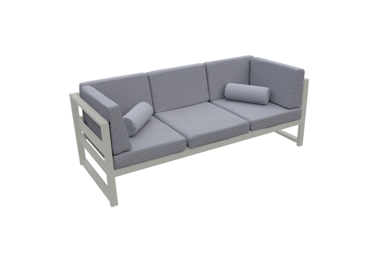 Kanapa aluminiowa do ogrodu 2-3 osobowa personalizowana