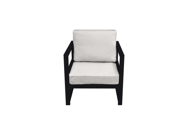 Fotel aluminiowy personalizowany, kolor poszewki, tkanina