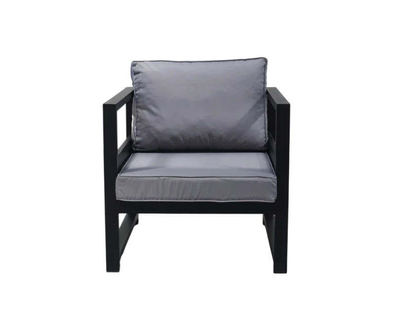 Fotel aluminiowy personalizowany, kolor poszewki, tkanina