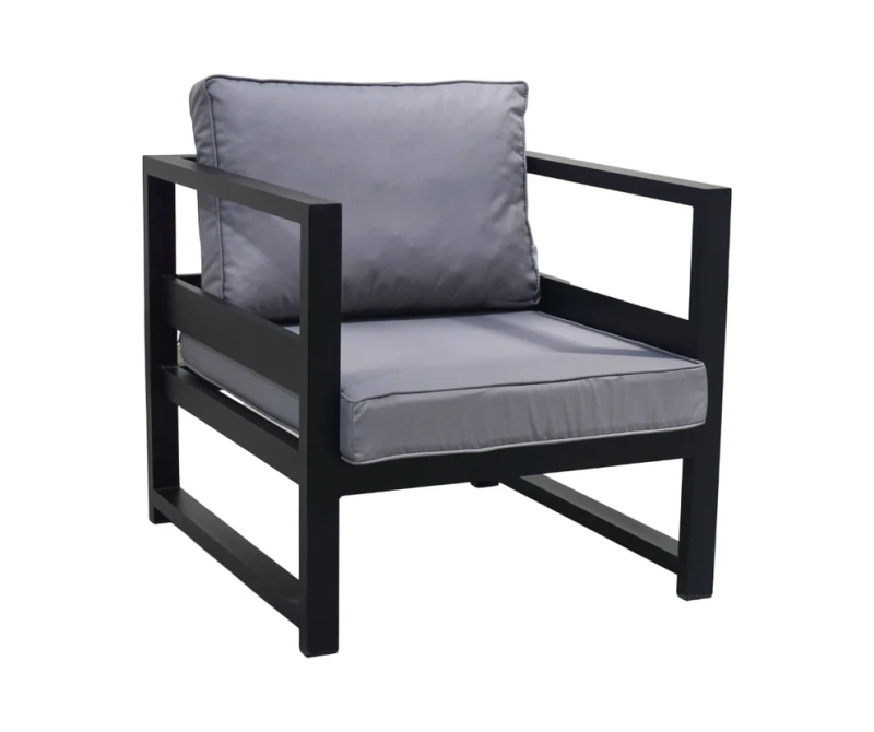 Fotel aluminiowy personalizowany, kolor poszewki, tkanina