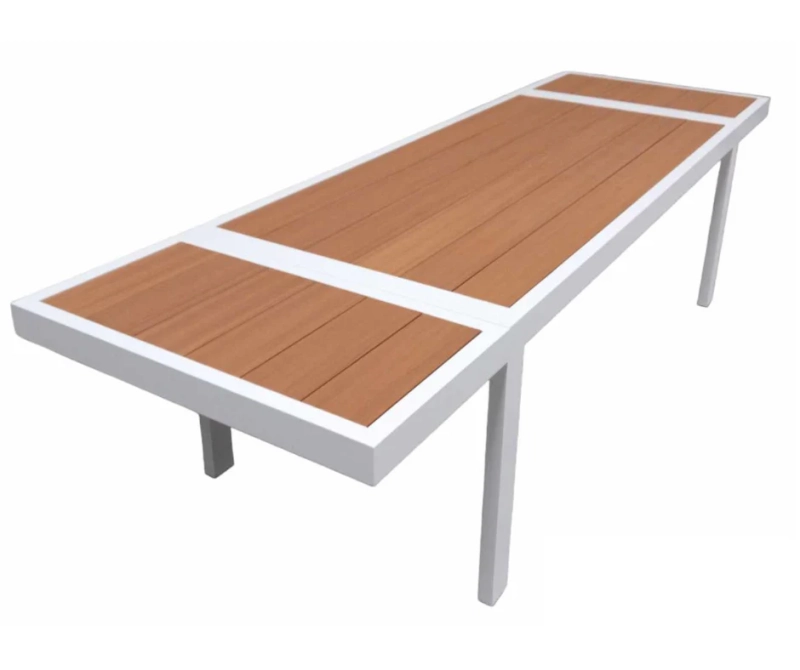 Stół rozkładany z aluminium  kolor, deska kompozytowa