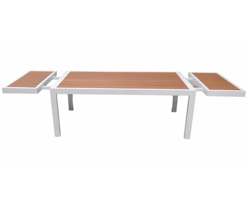 Stół rozkładany z aluminium  kolor, deska kompozytowa
