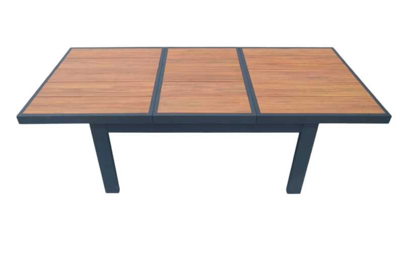 Stół rozkładany z aluminium  kolor, deska kompozytowa