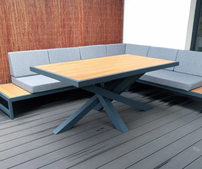 Stół aluminiowy personalizowany wybór blatu i ramy