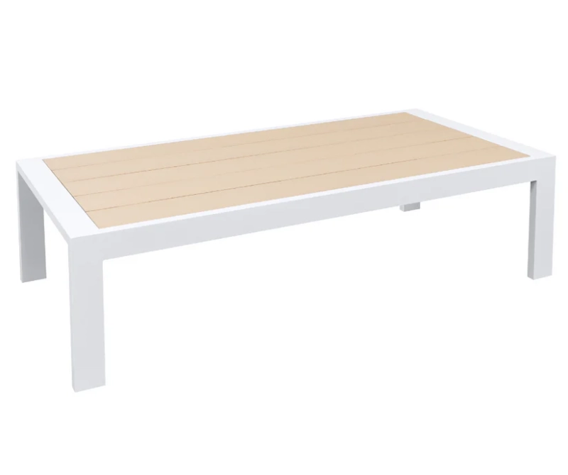 Stolik aluminiowy do ogrodu, tarasowy - prosty, personalizowany